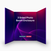Custom Printed 3 Sided Photo Booth Enclosure
