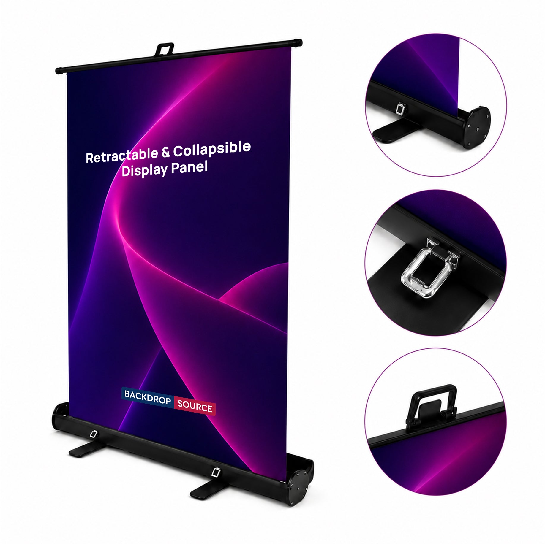 Custom Printed Fabric Retractable & Collapsible Display Panel