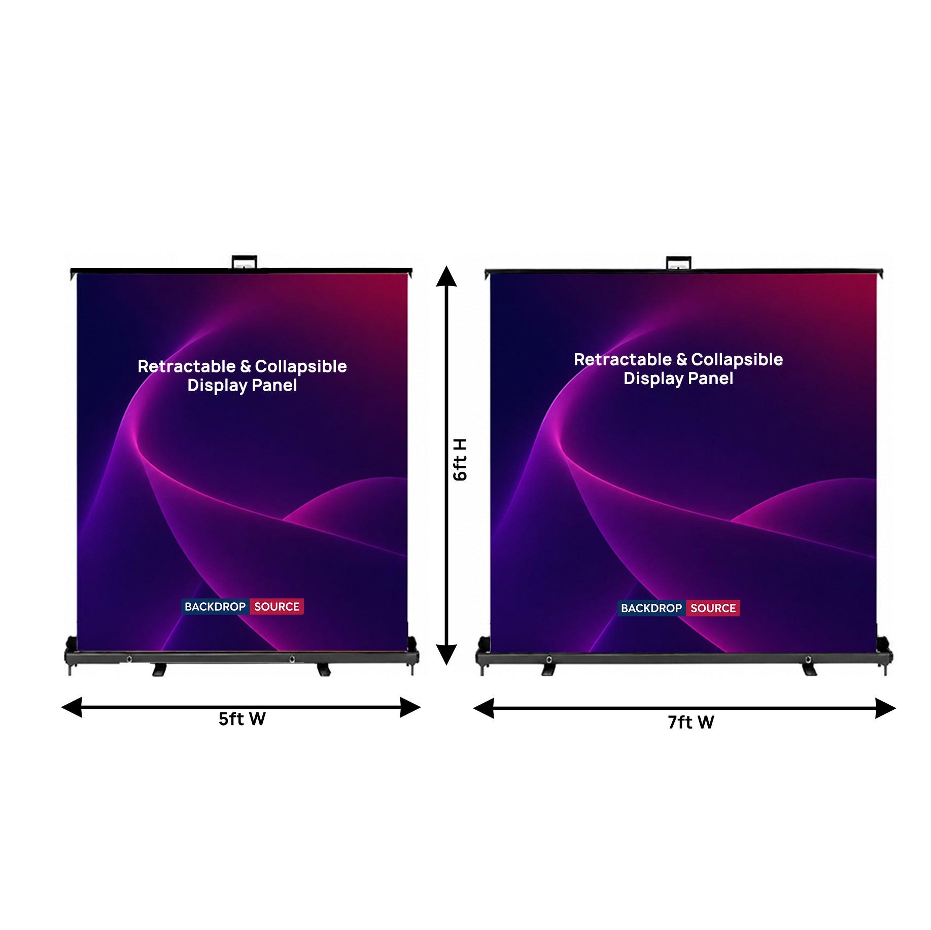 Custom Printed Fabric Retractable & Collapsible Display Panel