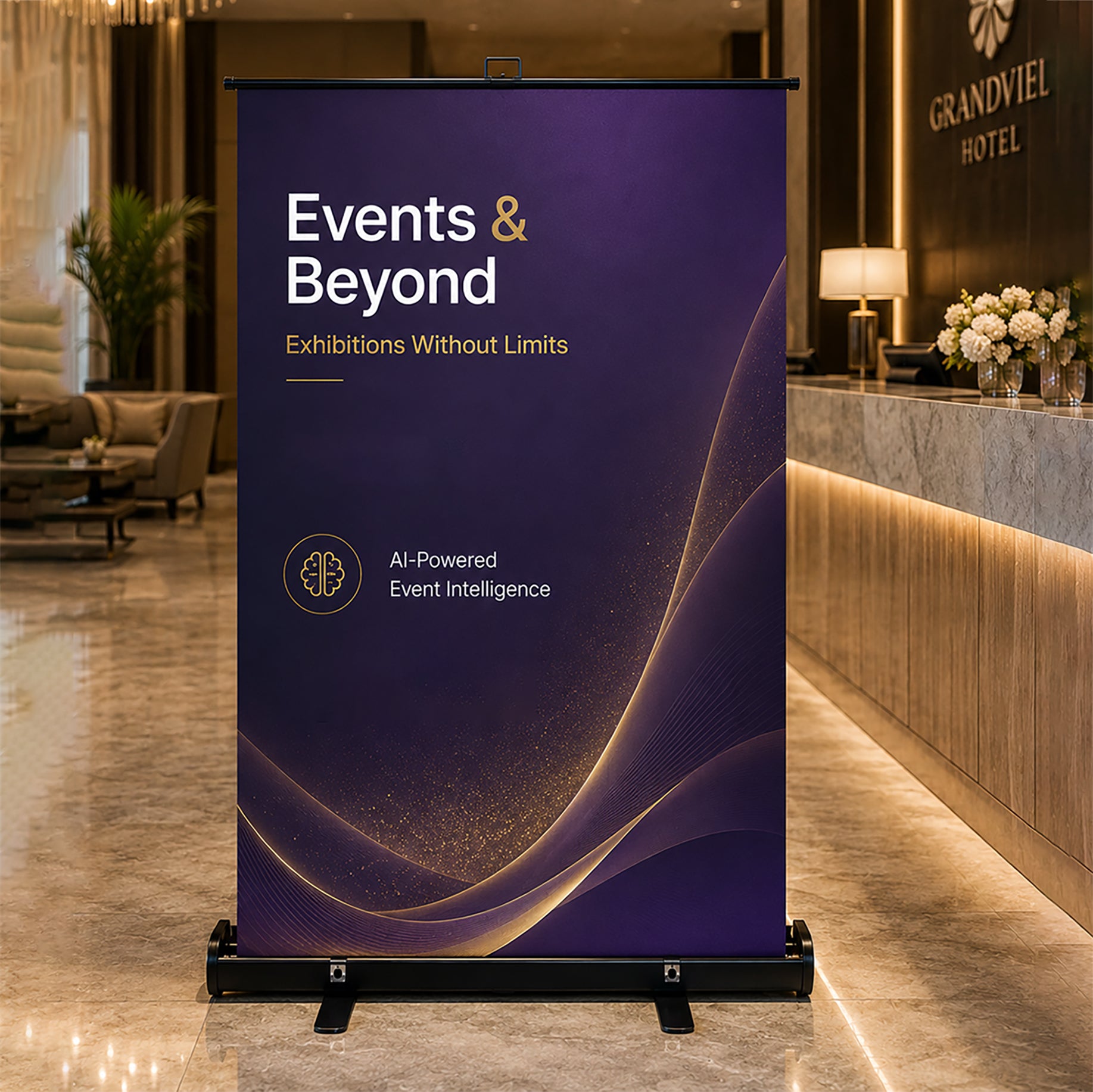 Custom Printed Fabric Retractable & Collapsible Display Panel