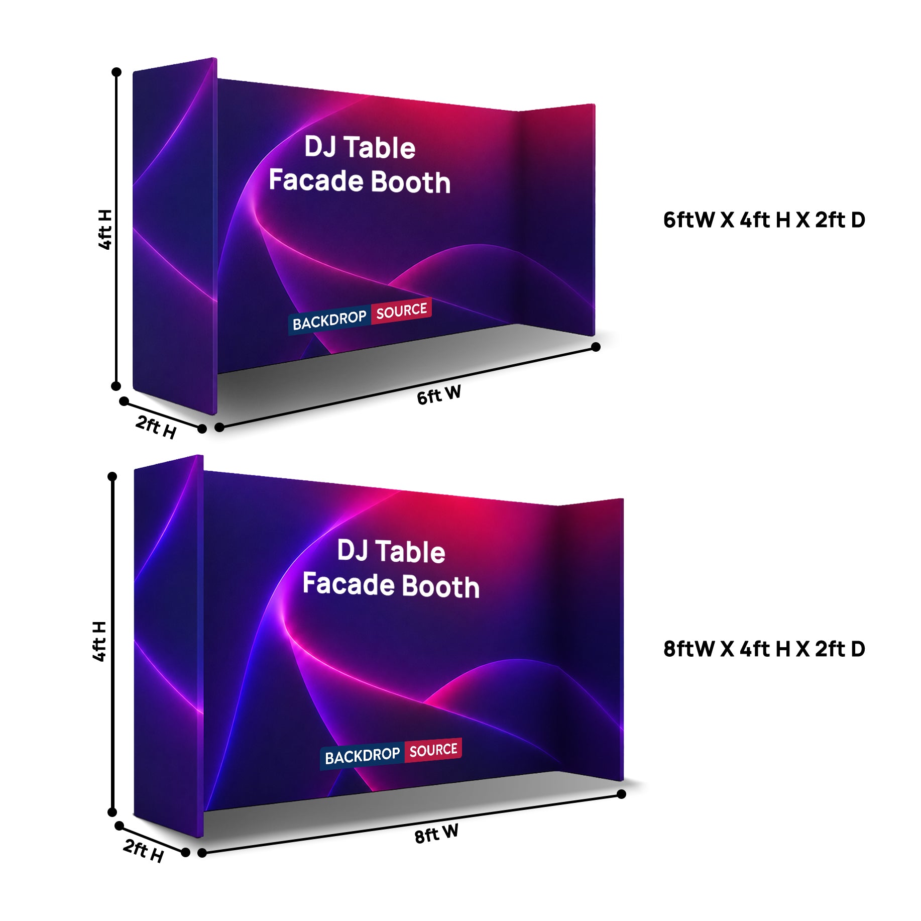 DJ Table Facade Booth