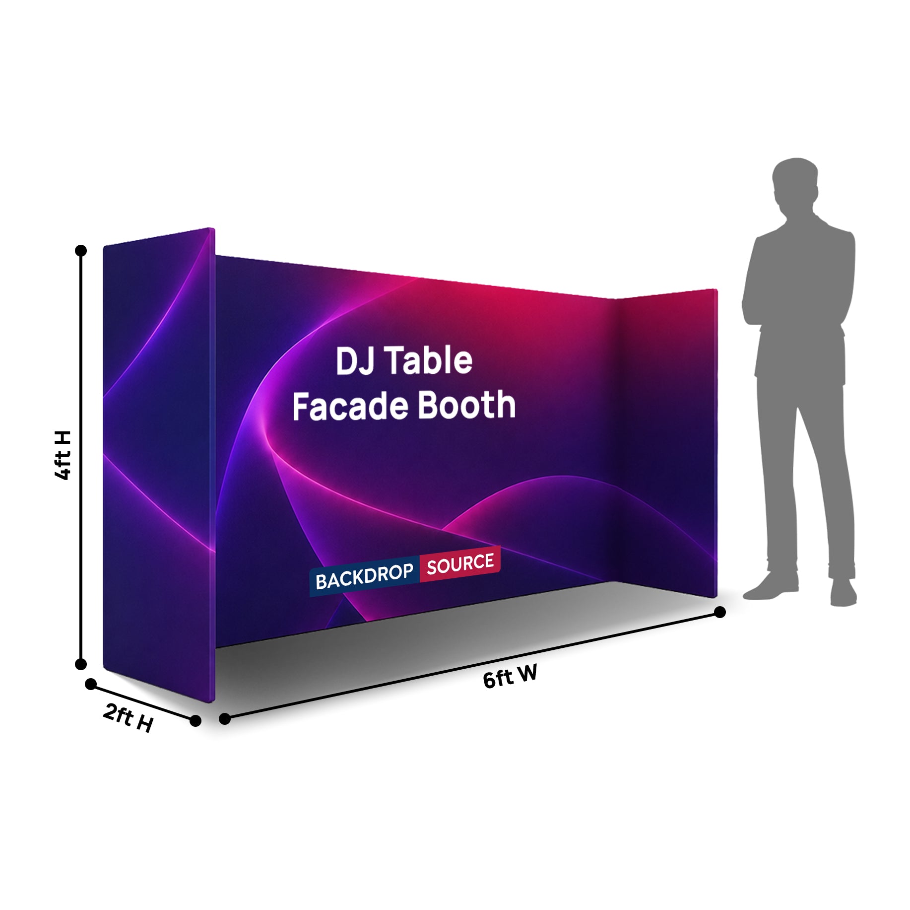 DJ Table Facade Booth