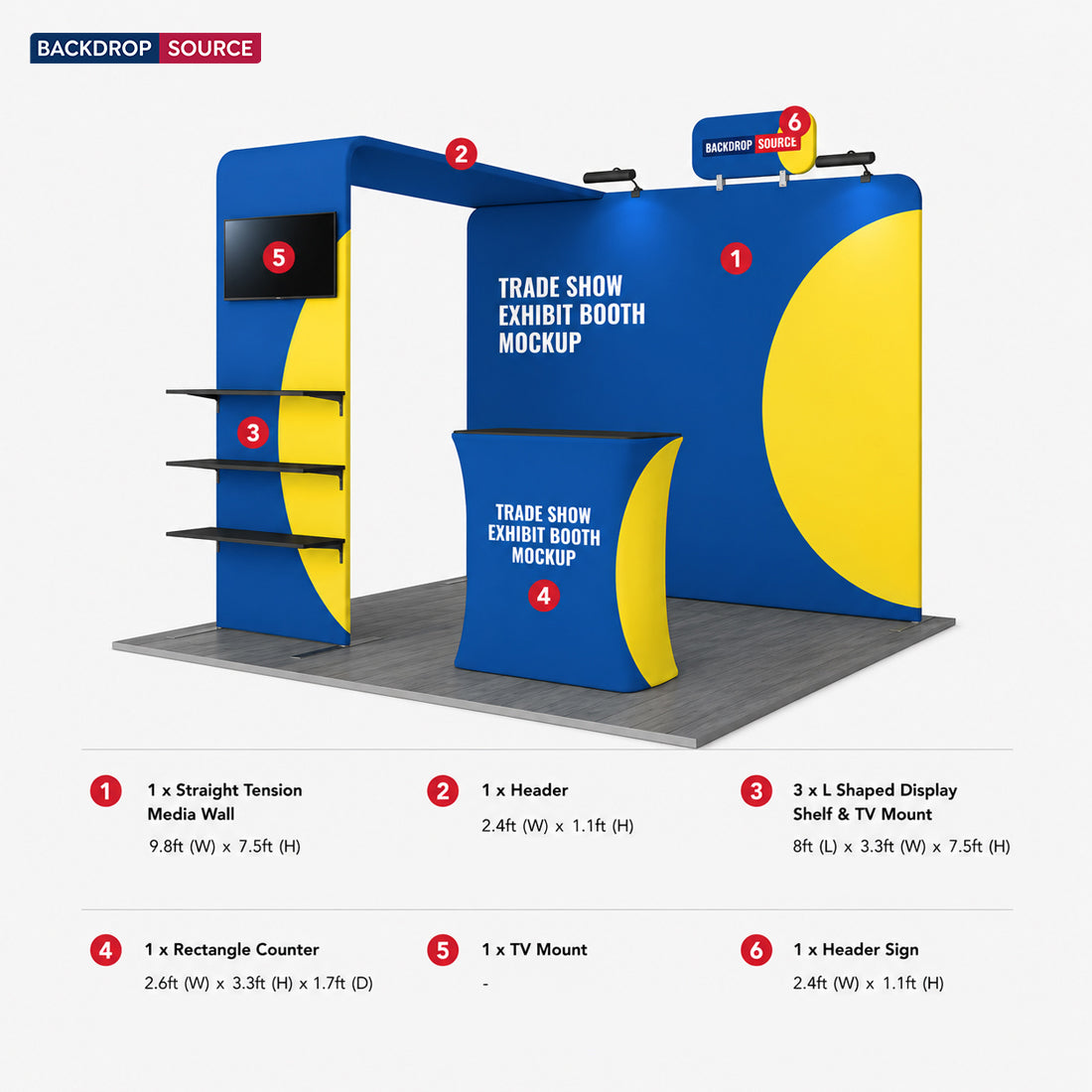 Paquetes de stands para ferias comerciales