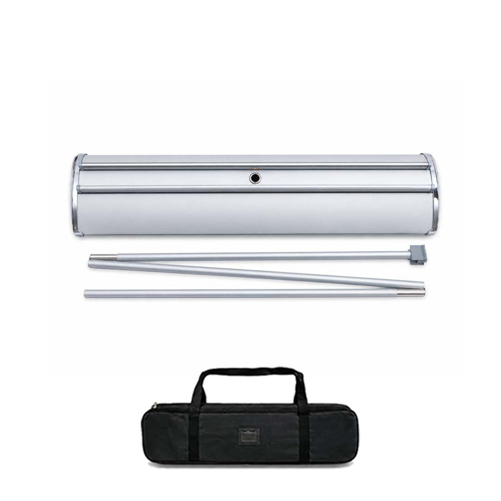 Double-sided wide base Fabric Roll Up Banner
