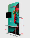 EZ Display Stand with Shelves & TV Mount