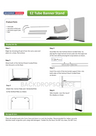 EZ Fabric Banner Stands for Trade Show Displays