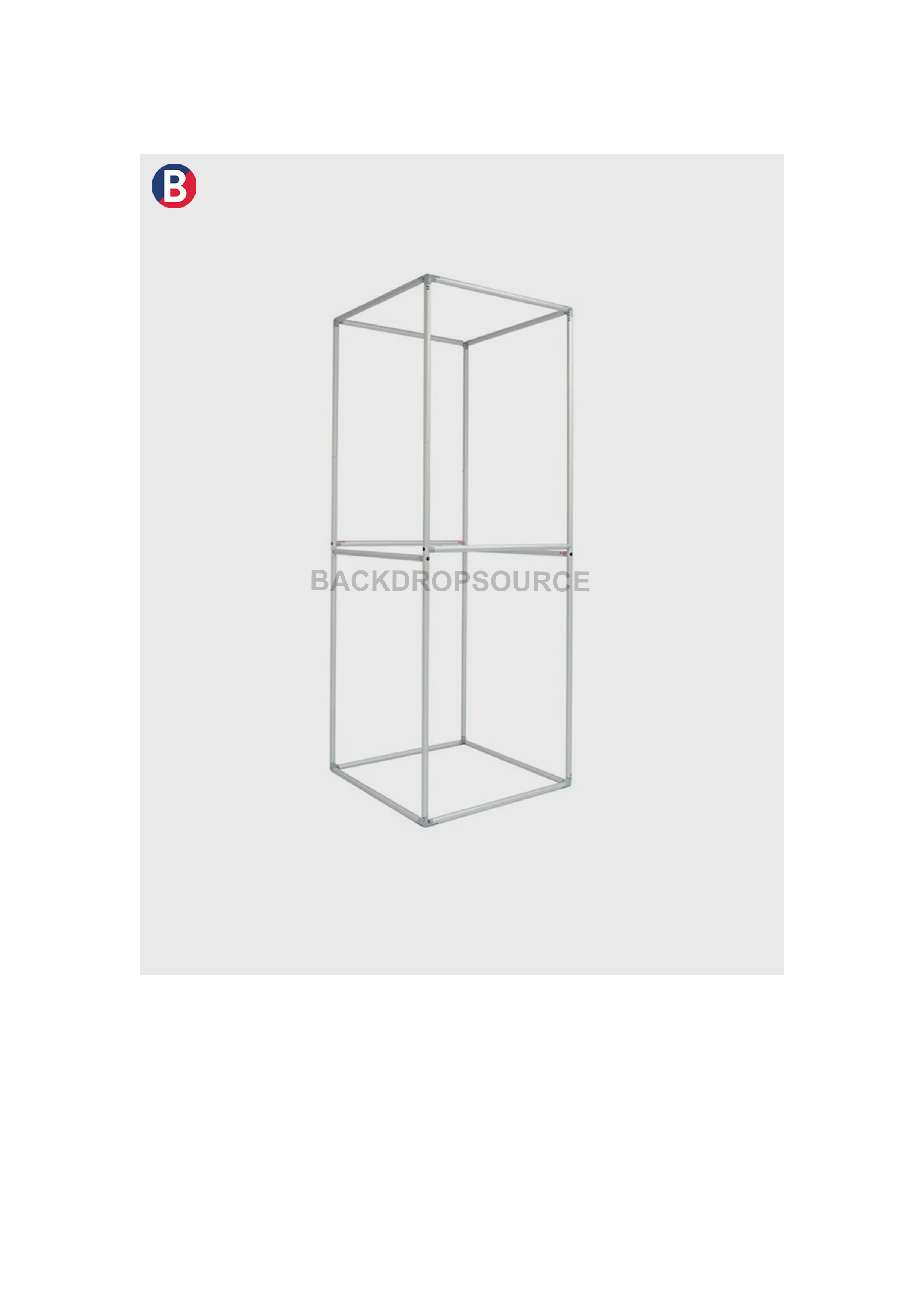 Modular EZ Cubic Fabric Tower Display