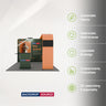 Economy L Arch TV Display Exhibition Kit for 10ft Wide Booths