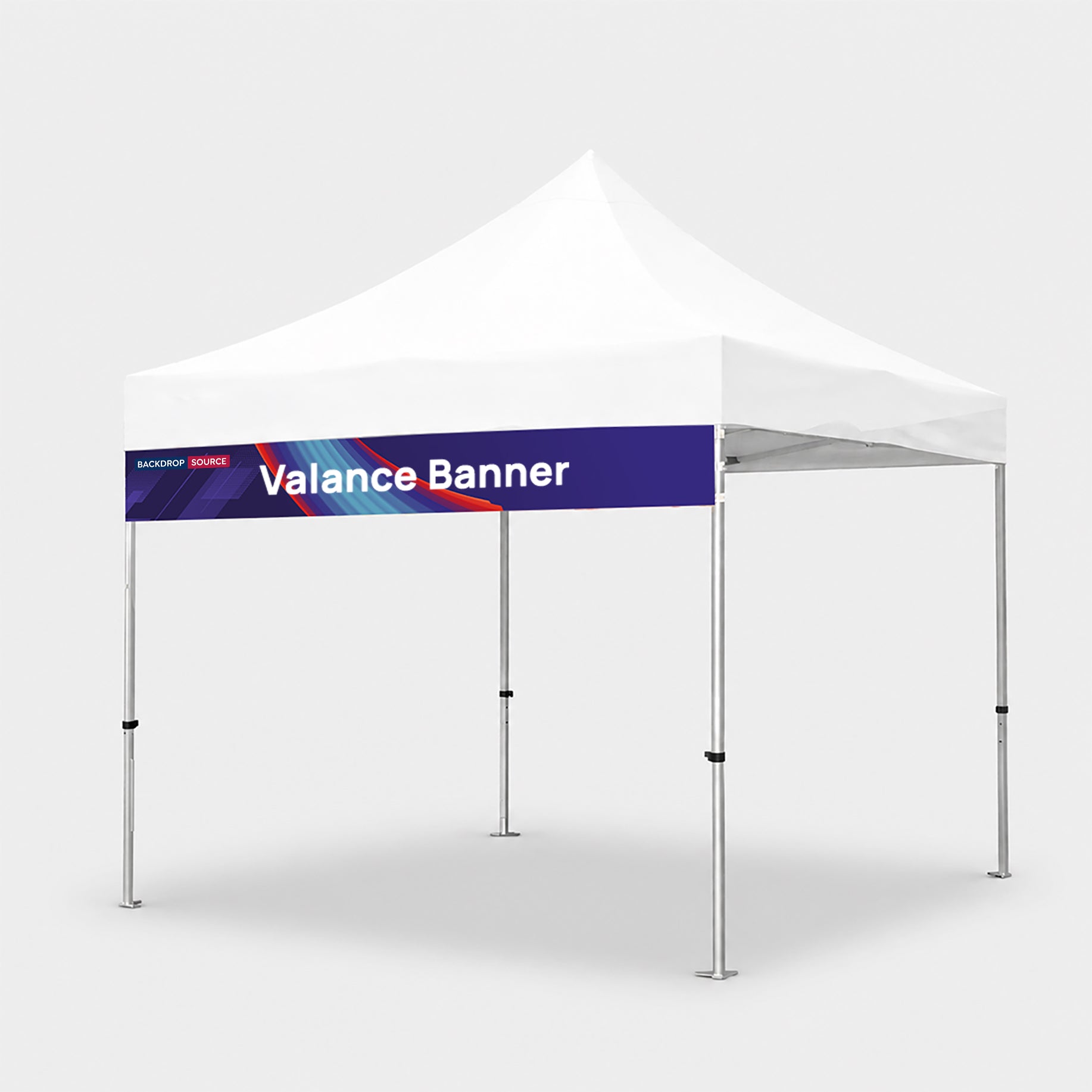 Fabric Canopy Tent Valance Banner