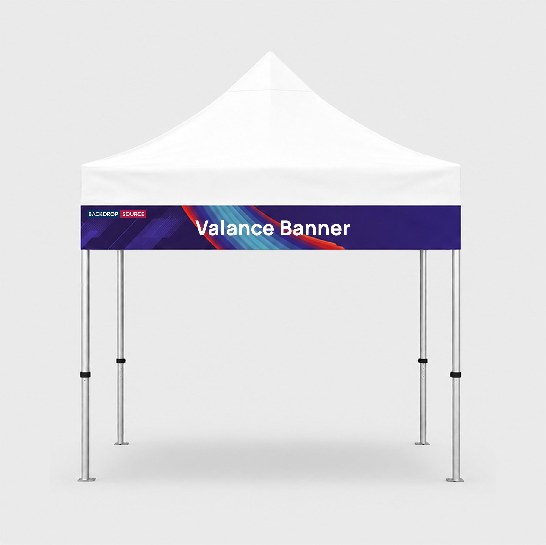 Fabric Canopy Tent Valance Banner