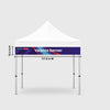 Fabric Canopy Tent Valance Banner