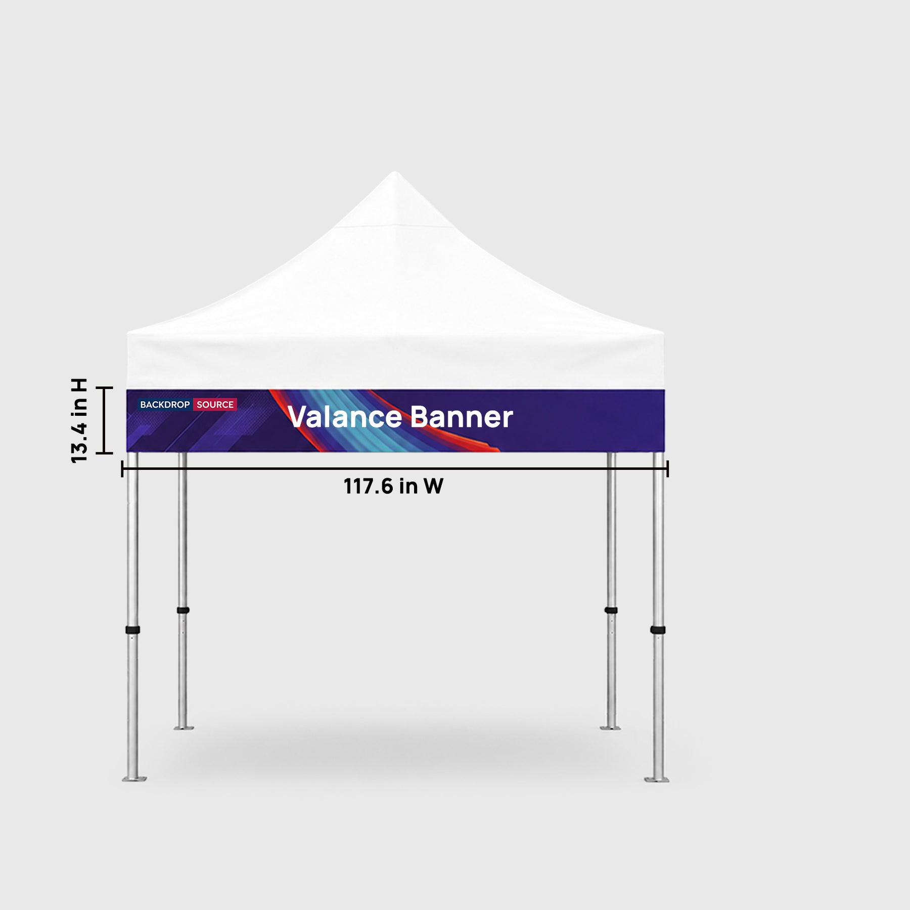 Carpa con dosel personalizada y resistente (6,5 pies x 10 pies)