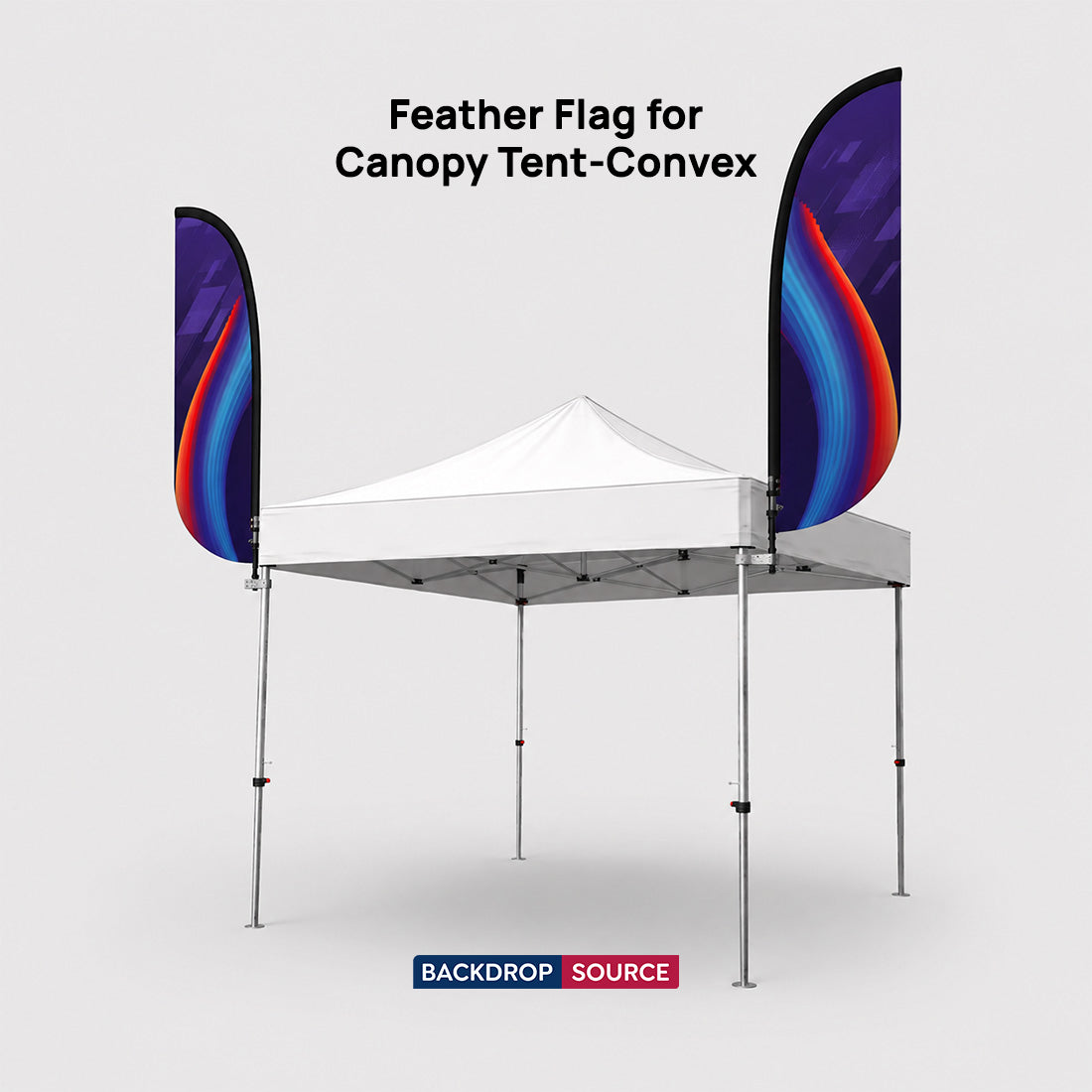 Fabric Feather Flag for Canopy Tents