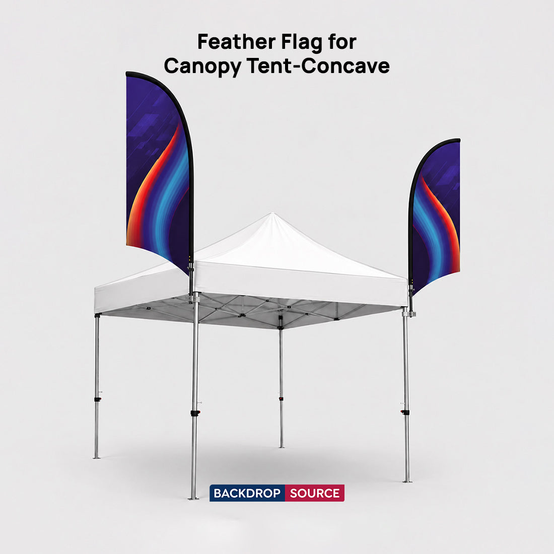 Fabric Feather Flag for Canopy Tents