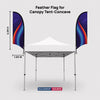 Fabric Feather Flag for Canopy Tents