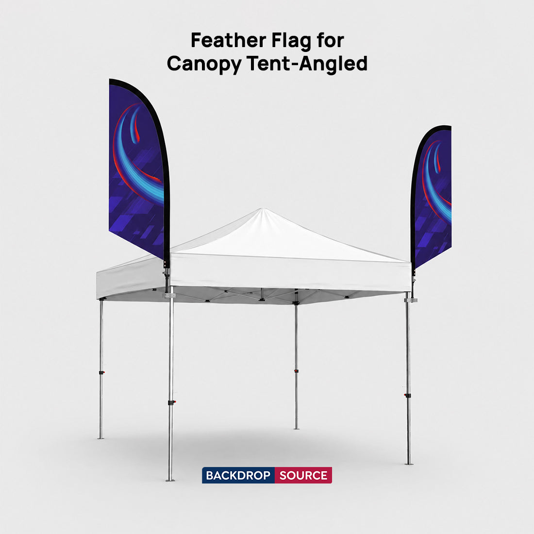 Fabric Feather Flag for Canopy Tents