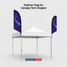 Fabric Feather Flag for Canopy Tents