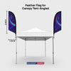 Fabric Feather Flag for Canopy Tents