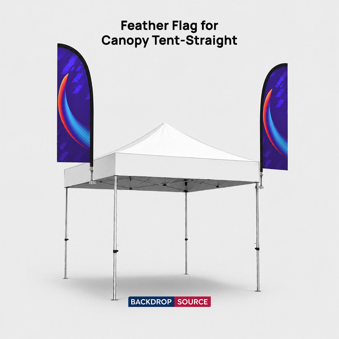 Fabric Feather Flag for Canopy Tents