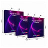 Fabric Popup Straight Backwall Kit with Clamping Lights