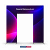 Fabric Square Welcome Arch Stand