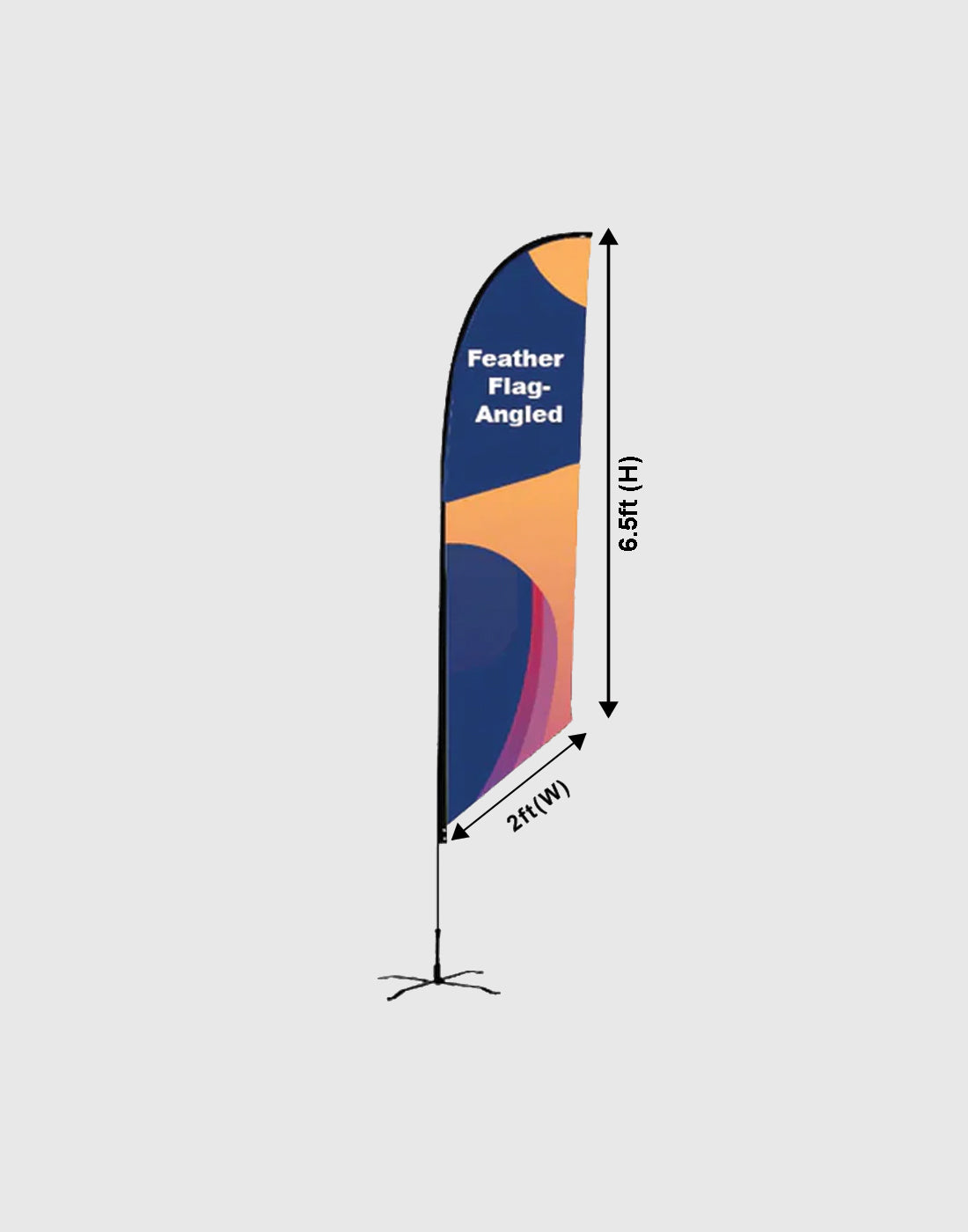 Feather Flag-Angled - Backdropsource