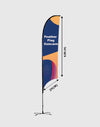 Feather Flag-Concave - Backdropsource