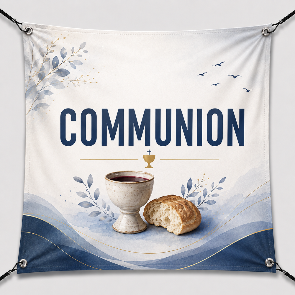 Church Felt Fabric Print - Seasonal Decor
