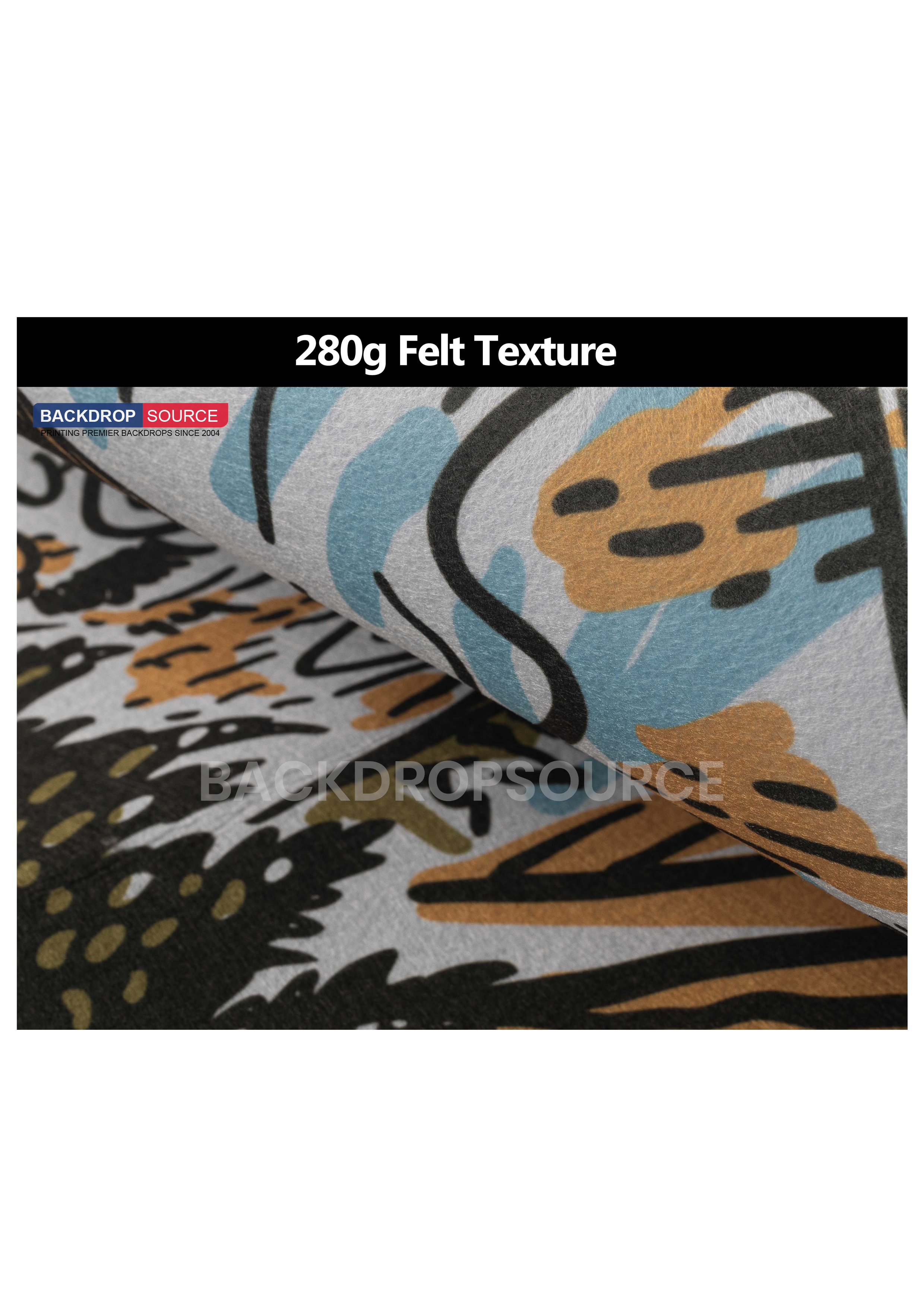 Felt Polyester Fabric Printing - 280gsm
