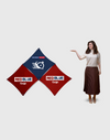 Small Triangular Fabric GeoMetrix Pop Up Grid Display