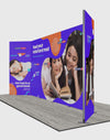 Espositore modulare SEG Lightbox da 10 piedi per fiere - Modello 1