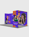 Espositore modulare SEG Lightbox da 10 piedi per fiere - Modello 1
