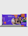 Espositore modulare SEG Lightbox da 10 piedi per fiere - Modello 1