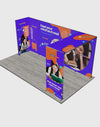 Espositore modulare SEG Lightbox da 10 piedi per fiere - Modello 1