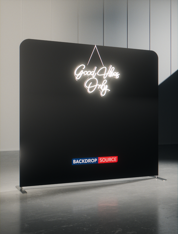 Straight Tension Display with Neon Lights