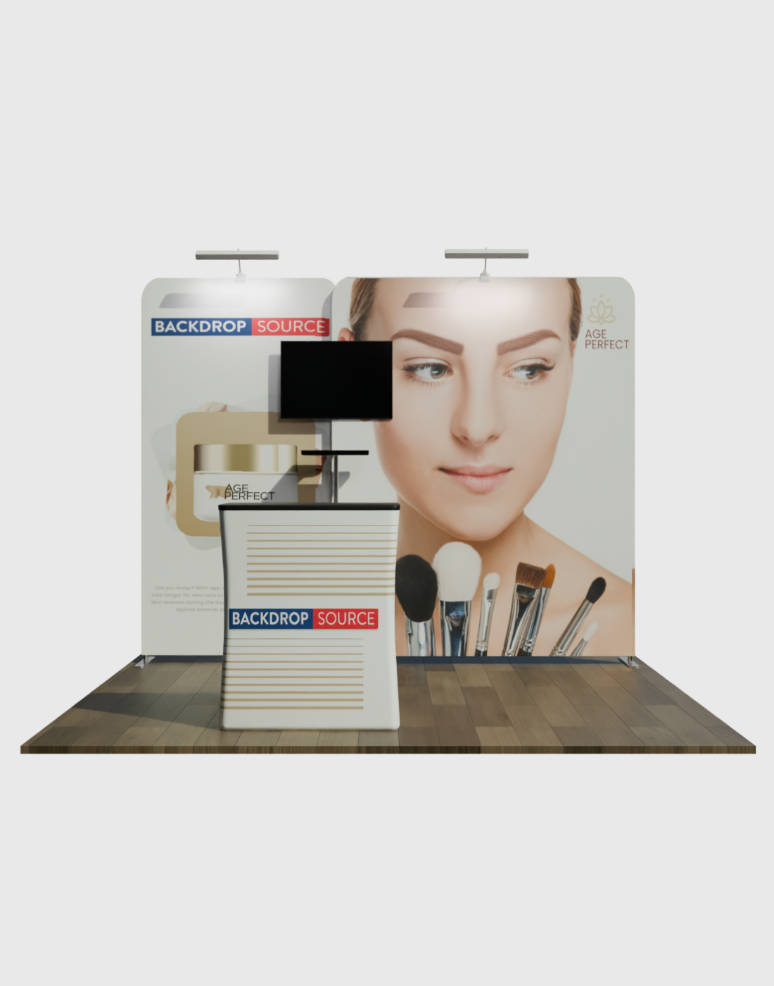 Portable Exhibit Display 10ft x 10ft - Model 1