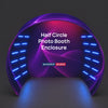 Half Circle Fabric Photo Booth Enclosure