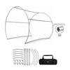 Half Circle Fabric Photo Booth Enclosure