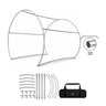 Half Circle Fabric Photo Booth Enclosure