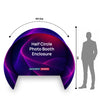 Half Circle Fabric Photo Booth Enclosure