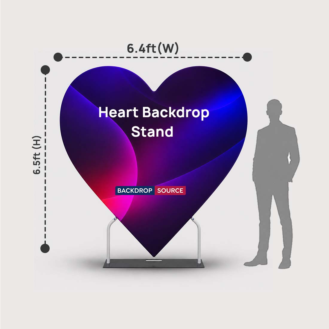 Heart Stand with Plinth