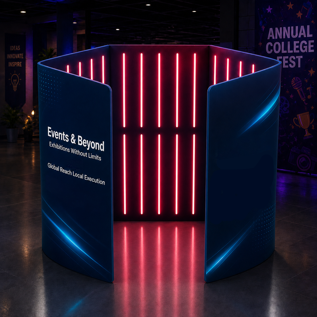 Hexagon Photo Booth Enclosure