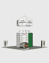 Modular Booth Kits 20ft x 20ft - Model 20