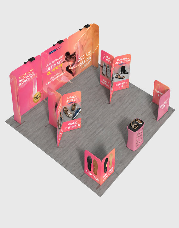Modular Booth Kits 20ft x 20ft - Model 17