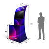 Integrated Monitor Fabric Display Table