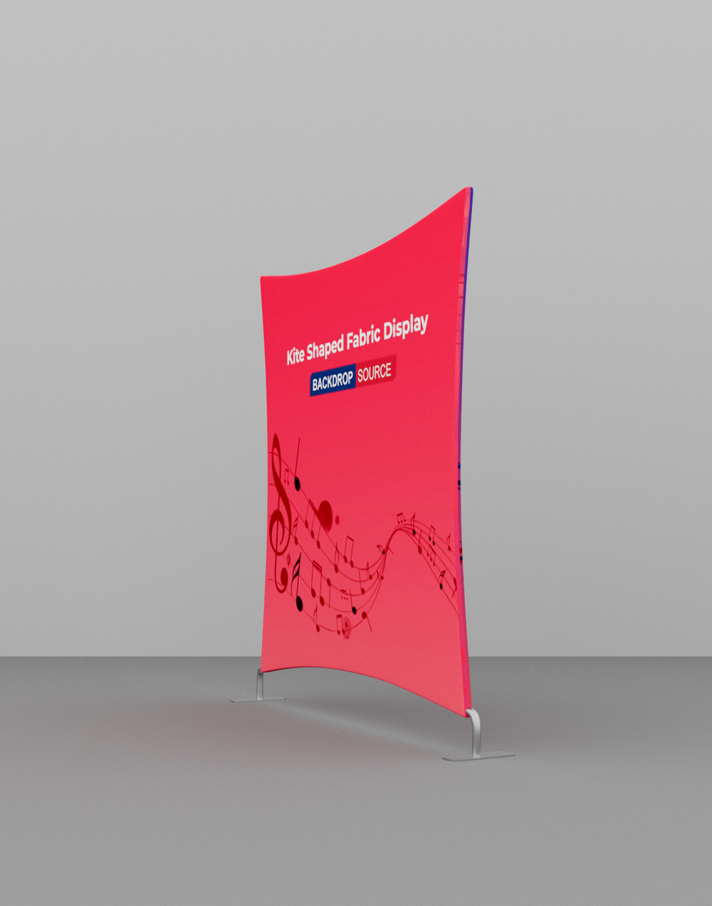Kite Shaped Fabric Display