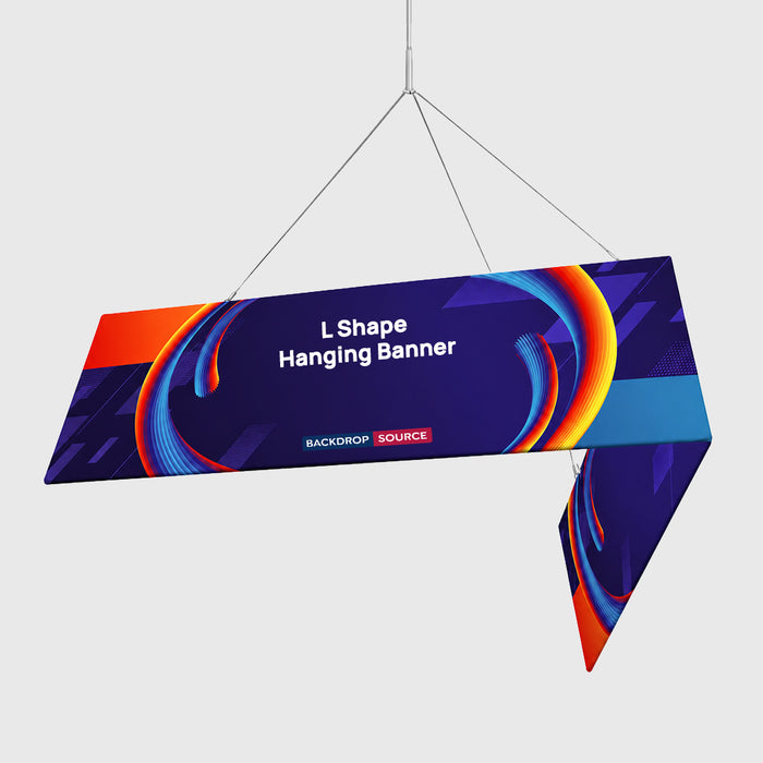 L Shape Hanging Banner