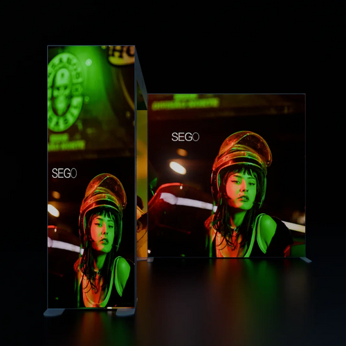 Stand retroiluminado SEGO de 10 pies - Modelo 1