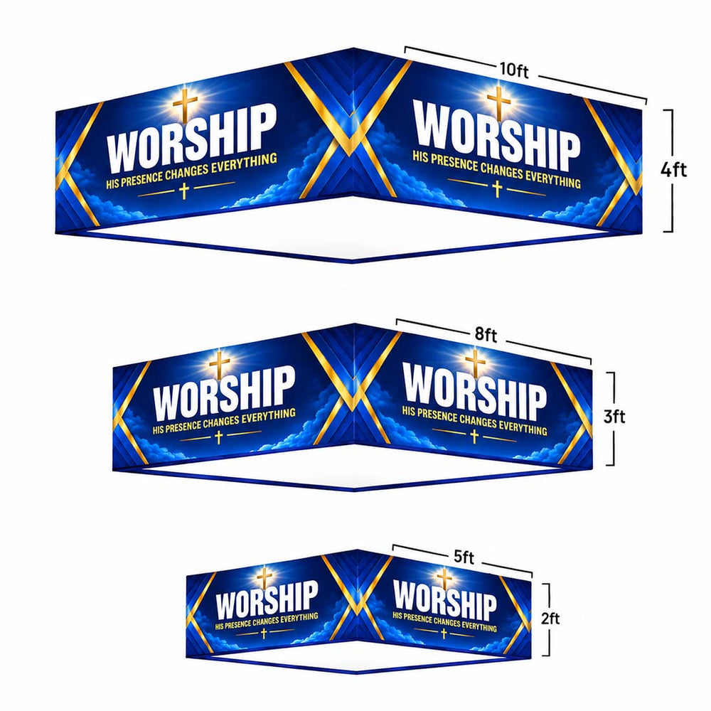 Church Lobby Square Hanging Banner