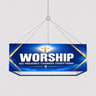 Church Lobby Square Hanging Banner